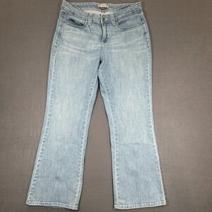 Lee Jeans Womens‎ Blue Light Wash Denim Mid Rise Bootcut Leg Everyday Comfort